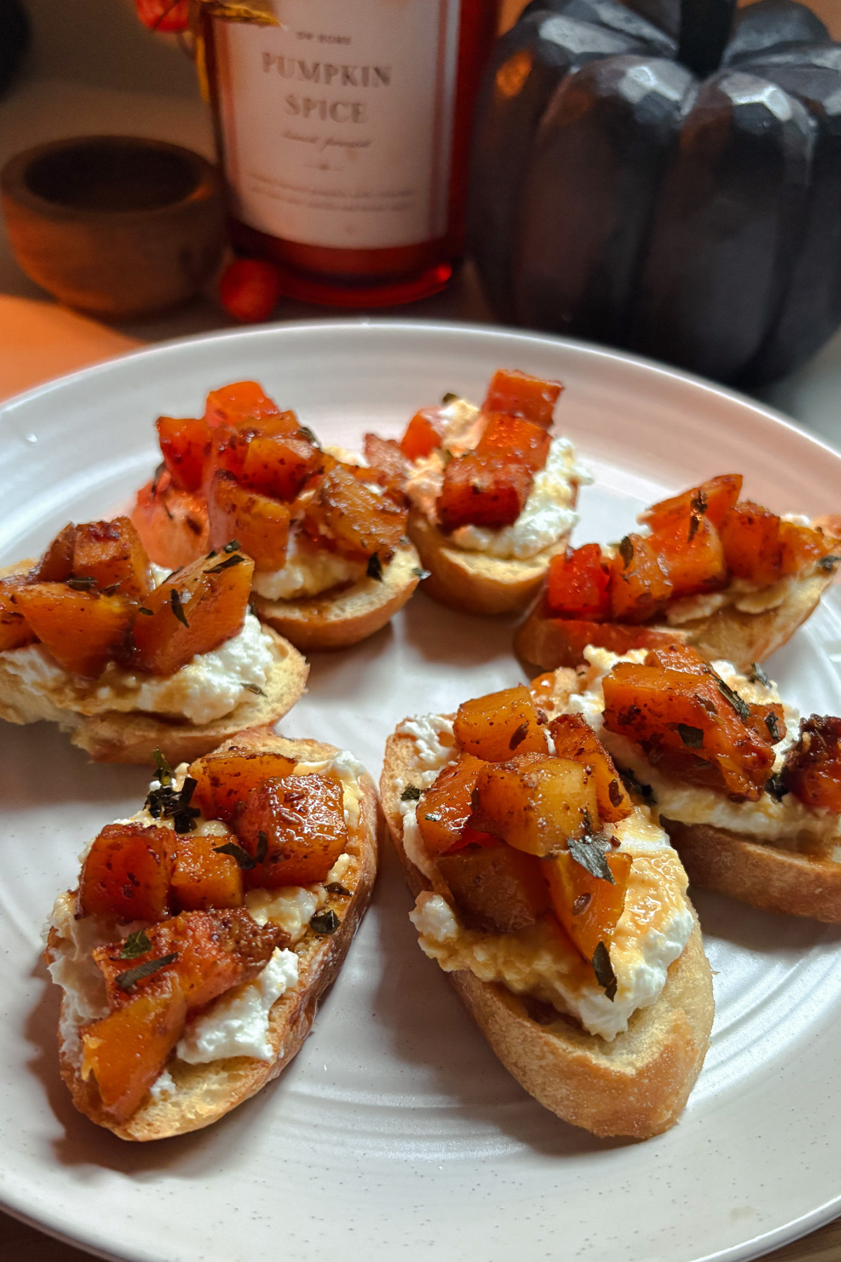 Butternut Squash Crostini